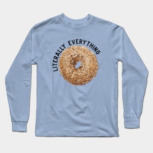 Literally Everything Bagel Long Sleeve T-Shirt